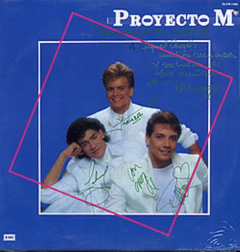 Proyecto M Proyecto M - Fully Autographed vinyl LP album (LP record) Mexican PA-LPPR262127