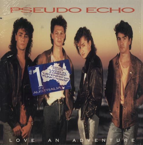 Pseudo Echo Love An Adventure - Shrink vinyl LP album (LP record) US PSELPLO879271