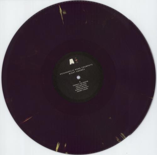 Psychedelic Porn Crumpets Night Gnomes - Purple & Yellow Splatter Vinyl vinyl LP album (LP record) US 3S1LPNI848557