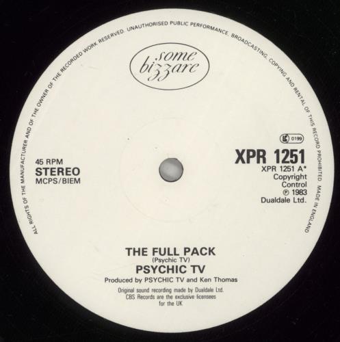 Psychic TV Dreams Less Sweet + Bonus Limited Edition 12" 2-LP vinyl record set (Double LP Album) UK PTV2LDR444686