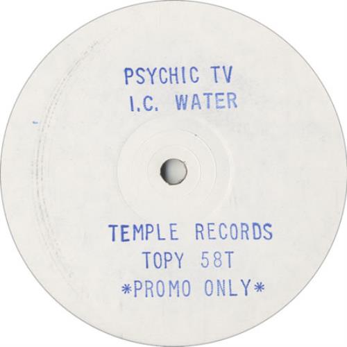 Psychic TV I.C. Water 12" vinyl single (12 inch record / Maxi-single) UK PTV12IC438143