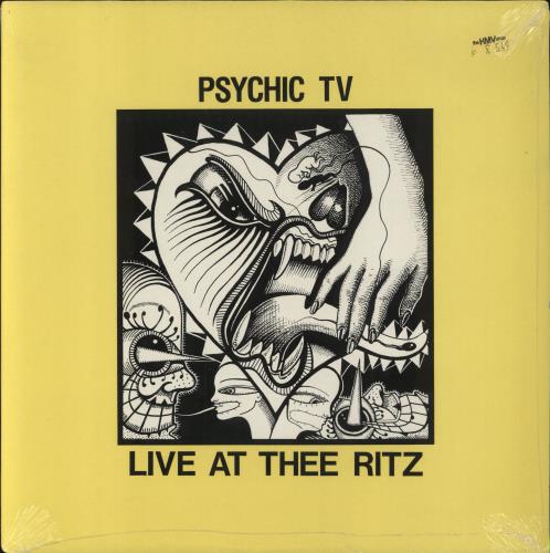 Psychic TV Live At The Ritz vinyl LP album (LP record) UK PTVLPLI795191