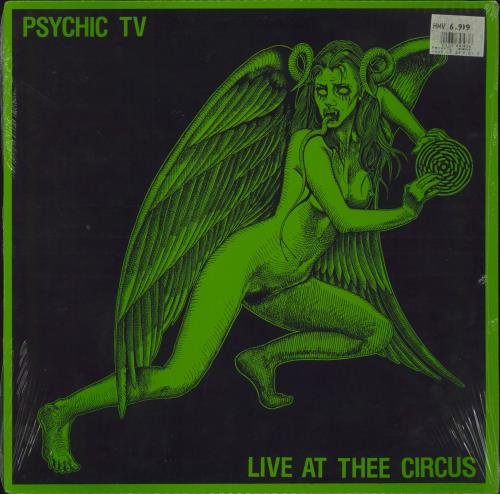 Psychic TV Live At Thee Circus vinyl LP album (LP record) UK PTVLPLI795194