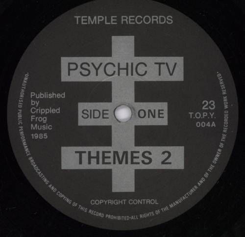 Psychic TV Themes 2 vinyl LP album (LP record) UK PTVLPTH893089
