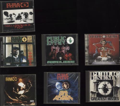 Public Enemy 1987-1999 Albums 7-CD album set UK PUB7CAL737992