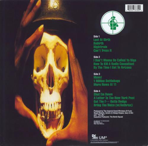 Public Enemy Apocalypse 91... The Enemy Strike Black - Green Vinyl 2-LP vinyl record set (Double LP Album) US PUB2LAP802924