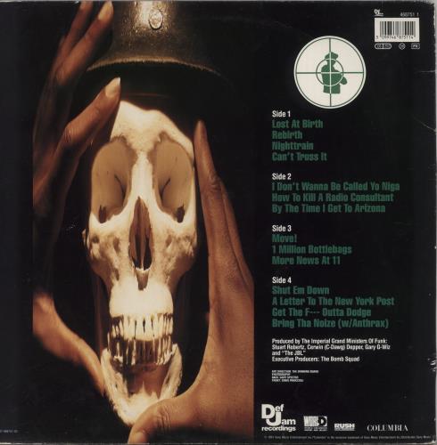 Public Enemy Apocalypse 91...The Enemy Strike Black - VG 2-LP vinyl record set (Double LP Album) Dutch PUB2LAP859347