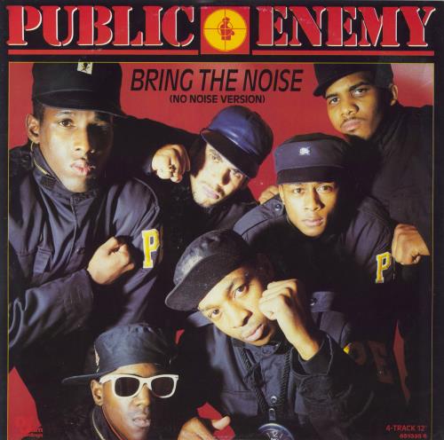 Public Enemy Bring The Noise 12" vinyl single (12 inch record / Maxi-single) UK PUB12BR44159