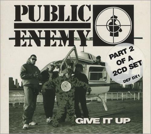 Public Enemy Give It Up 2-CD single set (Double CD single) UK PUB2SGI383461