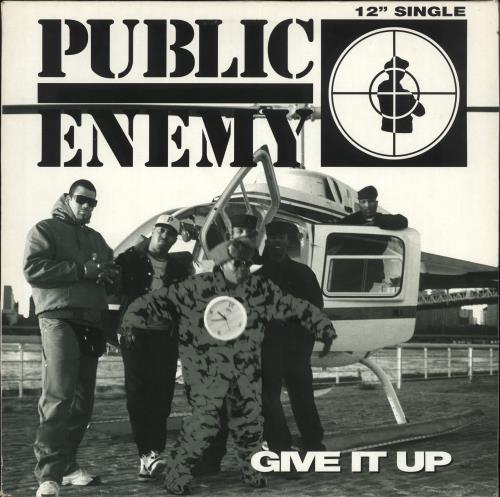 Public Enemy Give It Up 12" vinyl single (12 inch record / Maxi-single) UK PUB12GI45241