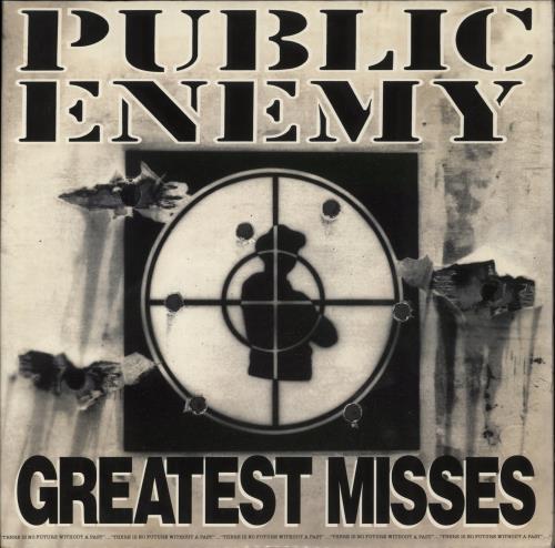 Public Enemy Greatest Misses 2-LP vinyl record set (Double LP Album) US PUB2LGR886414