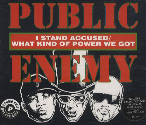 Public Enemy I Stand Accused CD single (CD5 / 5") UK PUBC5IS45309
