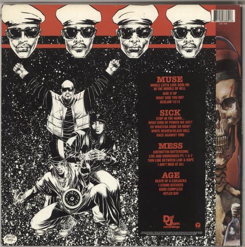 Public Enemy Muse Sick-N-Hour Mess Age 2-LP vinyl record set (Double LP Album) UK PUB2LMU709691