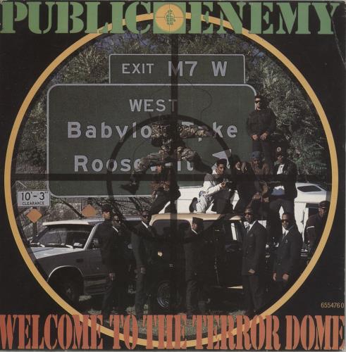 Public Enemy Welcome To The Terrordome 7" vinyl single (7 inch record / 45) UK PUB07WE44036