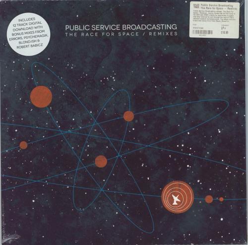 Public Service Broadcasting The Race For Space / Remixes - Orange Vinyl - Sealed vinyl LP album (LP record) UK P9BLPTH788392