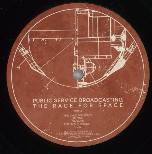 Public Service Broadcasting The Race For Space vinyl LP album (LP record) UK P9BLPTH886093