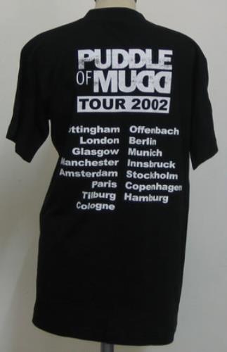 Puddle Of Mudd 2002 Tour t-shirt European PMUTSTO417492