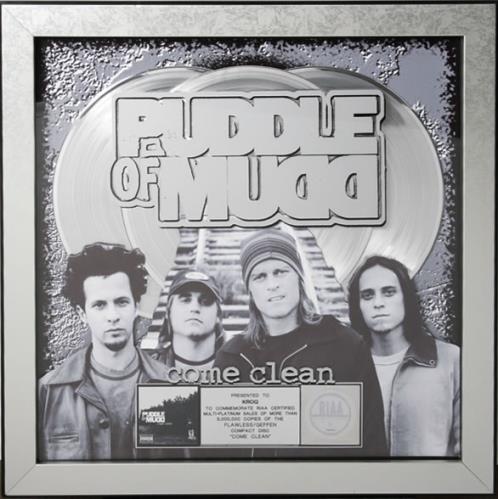 Puddle Of Mudd Come Clean award disc US PMUAWCO473930