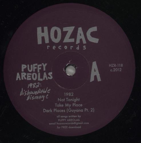 Puffy Areolas 1982: Dishonorable Discharge vinyl LP album (LP record) US 9-ILPDI880328