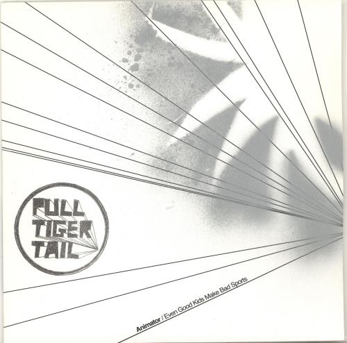 Pull Tiger Tail Animator - Grey-Sprayed Sleeve + Black Stamp 7" vinyl single (7 inch record / 45) UK PDY07AN701888