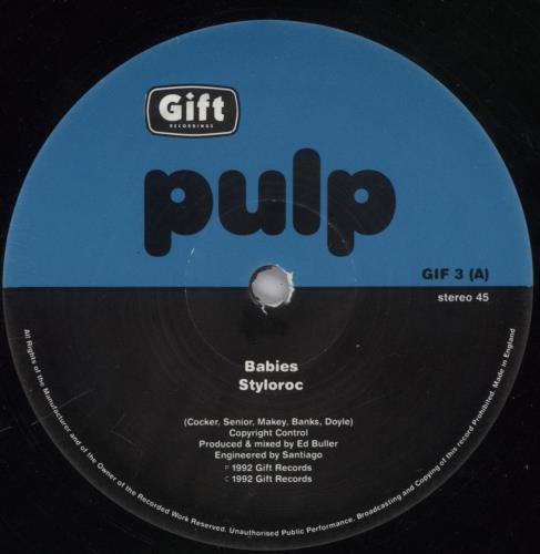 Pulp Babies 12" vinyl single (12 inch record / Maxi-single) UK PUL12BA78418