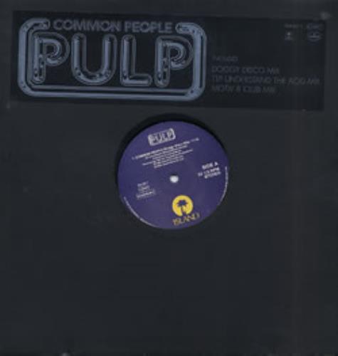 Pulp Common People 12" vinyl single (12 inch record / Maxi-single) Dutch PUL12CO59881