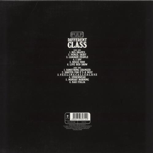 Pulp Different Class - 180gram Vinyl vinyl LP album (LP record) UK PULLPDI725895