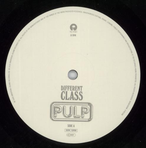 Pulp Different Class - 180gram vinyl LP album (LP record) UK PULLPDI767868