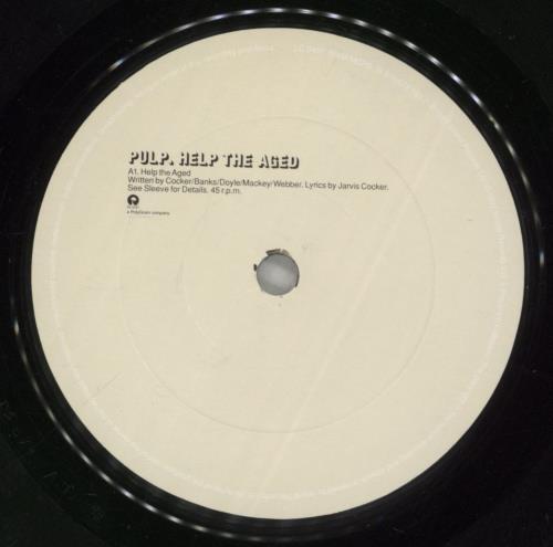 Pulp Help The Aged 7" vinyl single (7 inch record / 45) UK PUL07HE246980