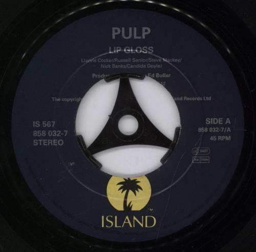 Pulp Lip Gloss 7" vinyl single (7 inch record / 45) UK PUL07LI70144