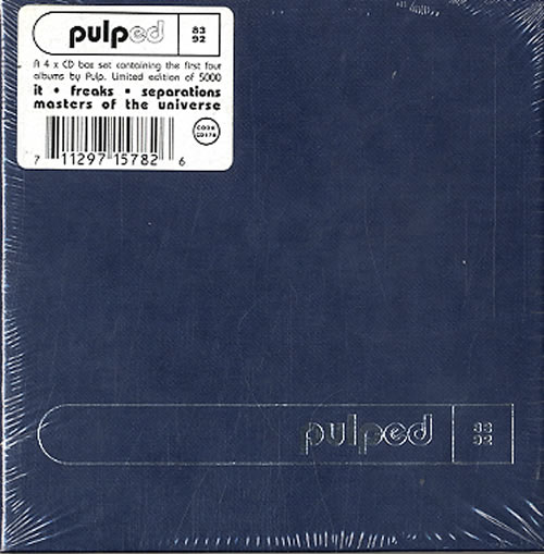 Pulp Pulped 83-92 - Sealed 4-CD album set UK PULBXPU137662