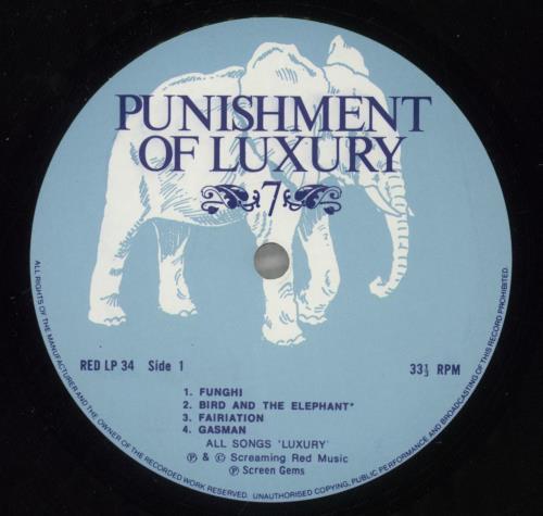 Punishment Of Luxury 7 vinyl LP album (LP record) UK P0LLP884418