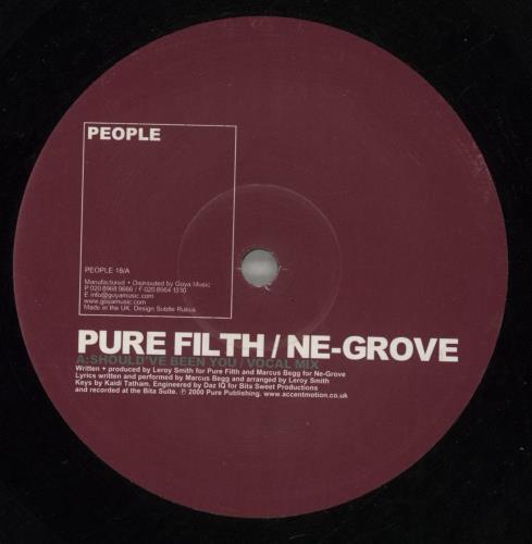 Pure Filth Should've Been You 12" vinyl single (12 inch record / Maxi-single) UK 9UR12SH868829