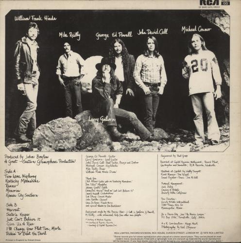 Pure Prairie League Two Lane Highway vinyl LP album (LP record) UK PPLLPTW865984