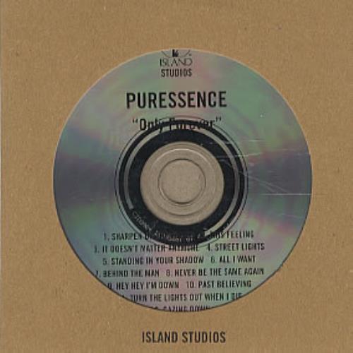 Puressence Only Forever CD album (CDLP) UK PCECDON118358
