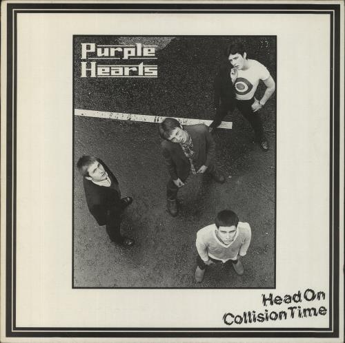 Purple Hearts Head On Collision Time vinyl LP album (LP record) UK PUHLPHE858592