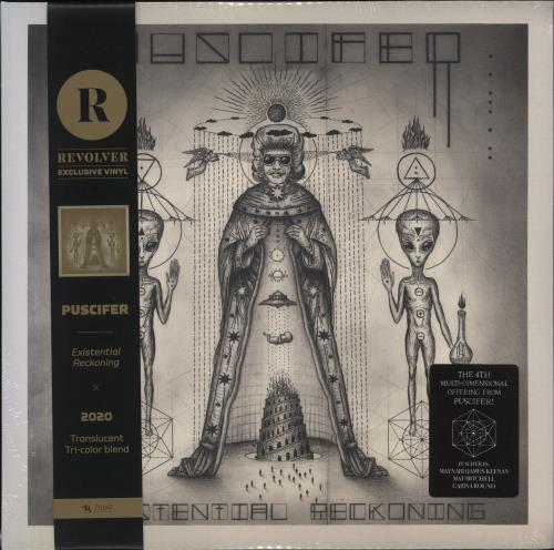 Puscifer Existential Reckoning - Tri-Color Translucent Vinyl - Sealed & numbered 2-LP vinyl record set (Double LP Album) US PF72LEX869507