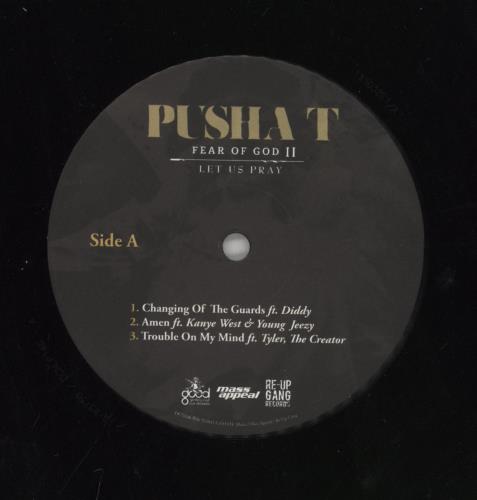 Pusha T Fear Of God II - Let Us Pray 2-LP vinyl record set (Double LP Album) US 5W82LFE861163