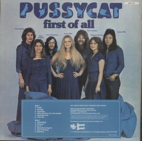 Pussycat First Of All vinyl LP album (LP record) UK PUCLPFI889199