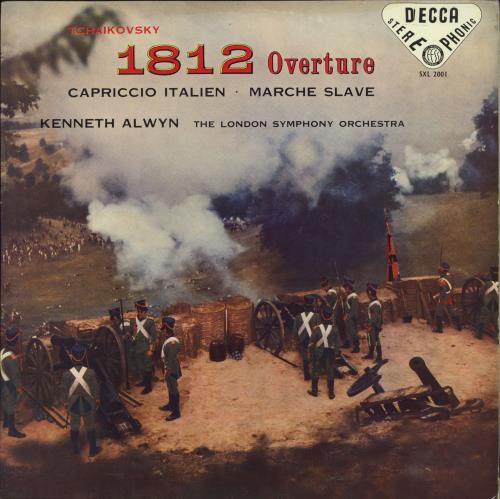 Pyotr Ilyich Tchaikovsky 1812 Overture / Capriccio Italien / Marche Slave - 1st vinyl LP album (LP record) UK T3NLPOV803188