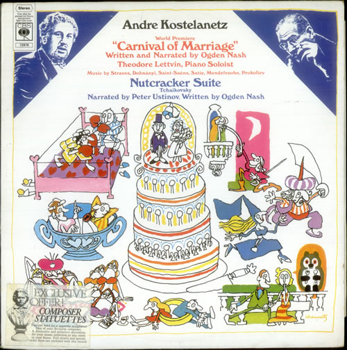 Pyotr Ilyich Tchaikovsky Carnival of Marriage / Nutcracker Suite vinyl LP album (LP record) UK T3NLPCA539151