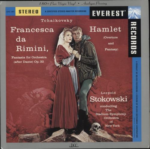 Pyotr Ilyich Tchaikovsky Leopold Stokowski Conducting � Francesca Da Rimini/Hamlet - 180gm vinyl LP album (LP record) US T3NLPLE881154