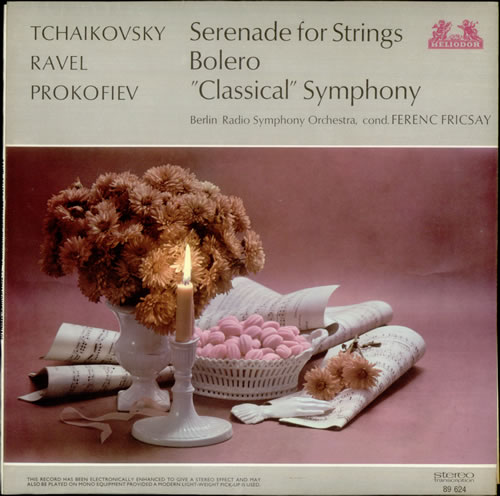 Pyotr Ilyich Tchaikovsky Serenade for Strings / Bolero / 'Classical' Symphony vinyl LP album (LP record) UK T3NLPSE538882