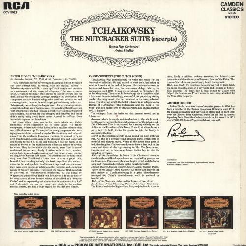 Pyotr Ilyich Tchaikovsky The Nutcracker Suite (Excerpts) vinyl LP album (LP record) UK T3NLPTH745629