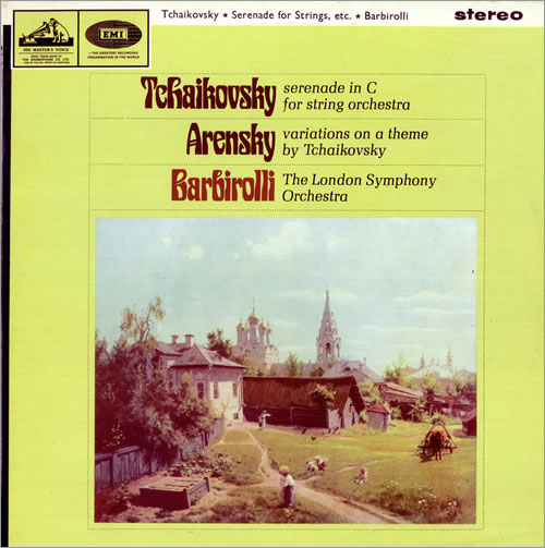Pyotr Ilyich Tchaikovsky Serenade For Strings UK vinyl LP album (LP