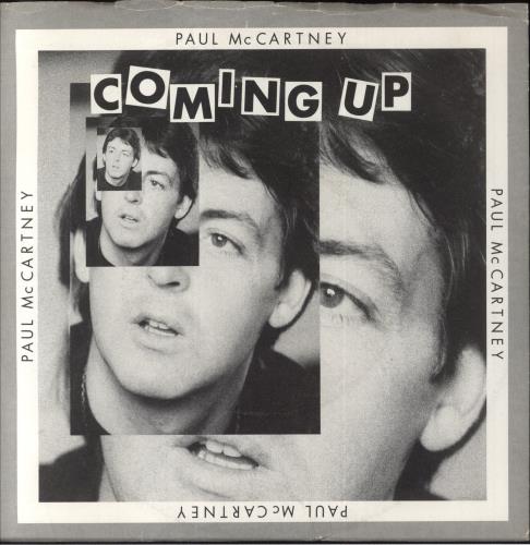 Paul McCartney and Wings Coming Up P/S UK 7" vinyl single (7 inch