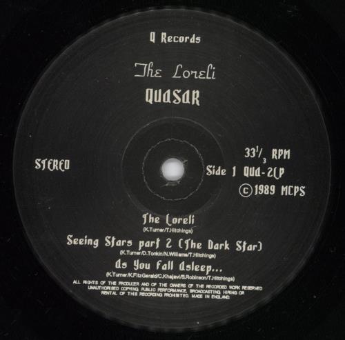 Quasar The Loreli vinyl LP album (LP record) UK QU8LPTH891195