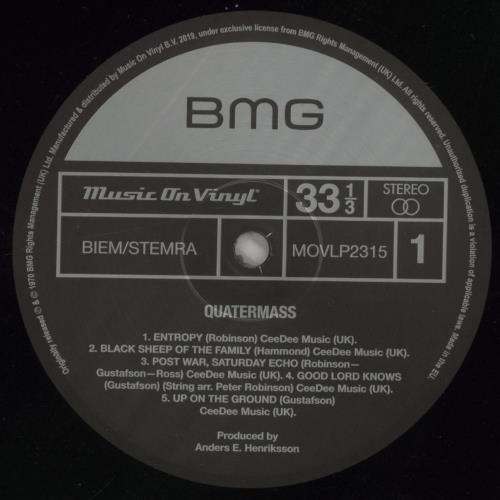 Quatermass Quatermass - 180g vinyl LP album (LP record) UK QUALPQU859782