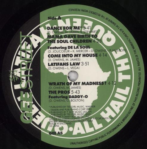 Queen Latifah All Hail The Queen vinyl LP album (LP record) UK QLTLPAL848024