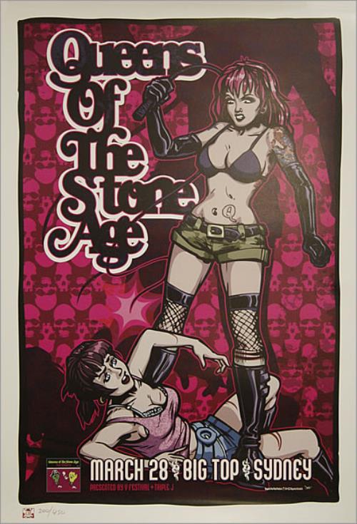 Queens Of The Stone Age Australian Tour Poster [Sydney] poster Australian QOSPOAU435185